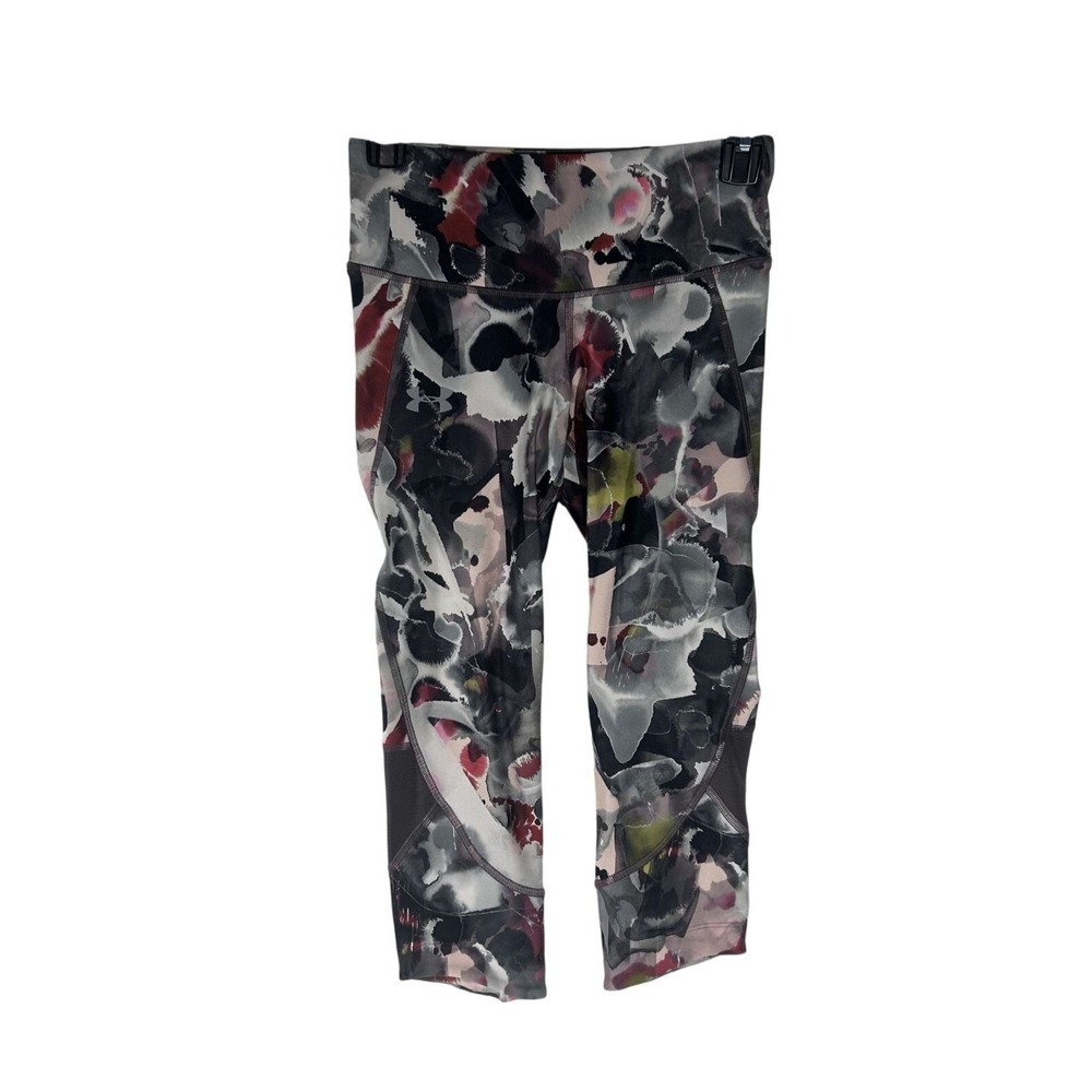 Under Armour Kids HeatGear Compression Capri Leggings Abstract Small SM/P/CH
